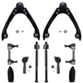 thumbnail image 1 of Detroit Axle - Front 10pc Control Arms Kit for 06-12 Chevy Colorado GMC Canyon, 2007-2008 ISUZU i-290, Upper Control Arms w/Ball Joint Sway Bars Tie Rods Boots Replacement, 1 of 7