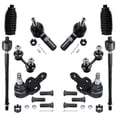 thumbnail image 1 of Detroit Axle - Front 10pc Suspension Kit for 1992-1996 Toyota Camry Lexus ES300, 95-96 Avalon, 4 Tie Rod Ends 2 Sway Bars 2 Lower Ball Joints 2 Boots 1993 1994 1995 Replacement, 1 of 9