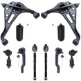 thumbnail image 1 of Detroit Axle - Front 10pc Suspension Kit for 1999-2005 Suzuki Grand Vitara, 2002-2006 XL-7, 2 Lower Control Arm with Ball Joints 2 Sway Bars 4 Tie Rods 2 Boots Replacement, 1 of 7