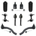 thumbnail image 1 of Detroit Axle - Front 10pc Suspension Kit for 2008-2012 Honda Accord 2009 2010 2011, 2 Lower Ball Joints 4 Inner & Outer Tie Rods 2 Sway Bar Links 2 Boots Replacement, 1 of 7
