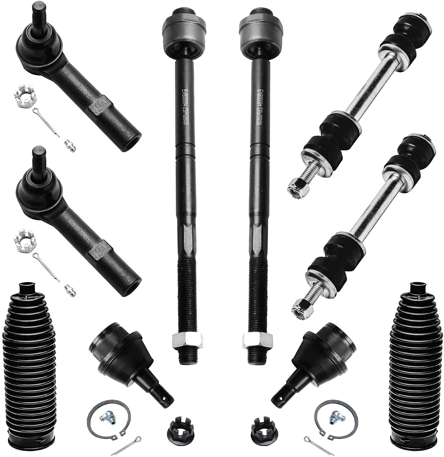 Upper Control Arm Tie Rod Sway Bar Kit 15-Piece Front Suspension Kit For GMC /Chevy K1500, Suburban, Tahoe, Yukon 4WD Sway Bars For Chevrolet Tahoe - Foto 3