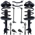thumbnail image 1 of Detroit Axle - Front 10pc Suspension Kit for 2003 2004 2005 Acura MDX, 2 Struts 2 Lower Ball Joints 4 Tie Rod Ends 2 Sway Bars Replacement, 1 of 9