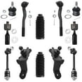 thumbnail interactive-video image 1 of Front End Suspension Kit – Upper/Lower Control Arms, Ball Joints, Sway Bar, Tie Rods For 1996-2002 Toyota 4Runner 1 of 6