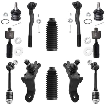 Front End Suspension Kit – Upper/Lower Control Arms, Ball Joints, Sway Bar, Tie Rods For 1996-2002 Toyota 4Runner
