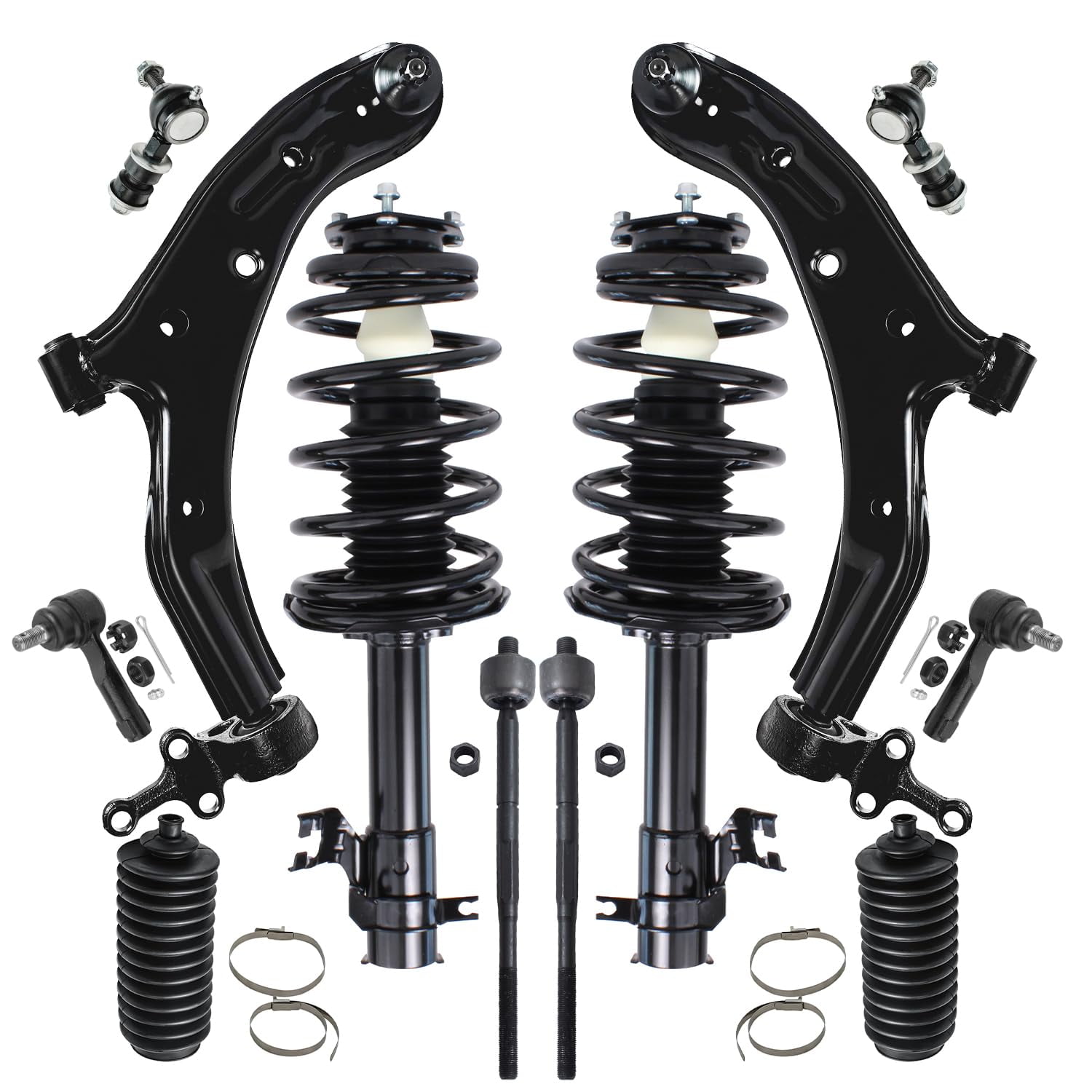 Detroit Axle Front 12pc Suspension Kit for 20022006 Nissan Sentra, 2