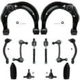 thumbnail image 1 of Detroit Axle - Front 12pc Suspension Kit for 2006-2010 Hyundai Sonata, 2006-2011 Azera, 2 Upper Control Arms, 2 Lower Ball Joints, 4 Inner & Outer Tie Rods, 2 Sway Bars, 2 Boots, Replacement, 1 of 8