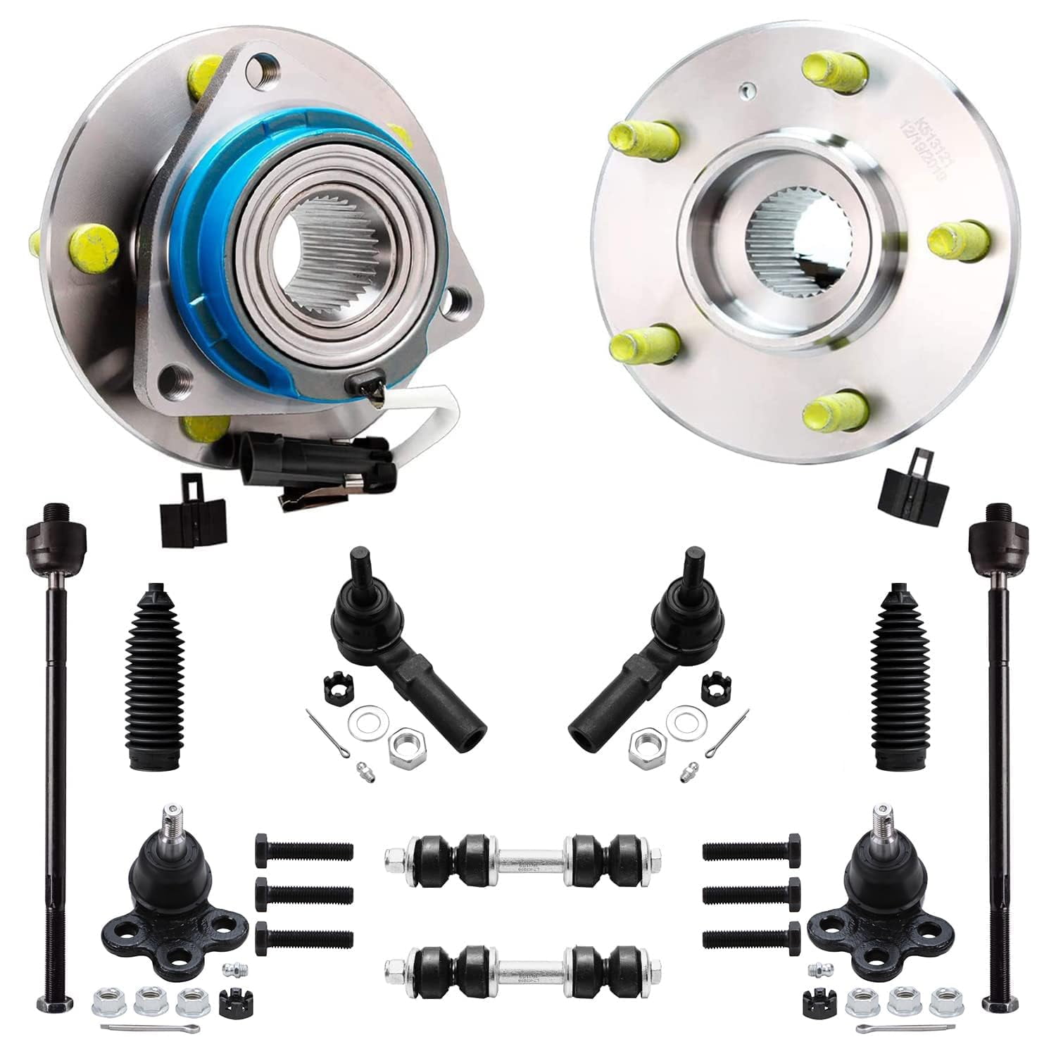 Axle Rod Detroit Axle - Front 12pc Suspension Kit for FWD Buick LeSabre Park ...
