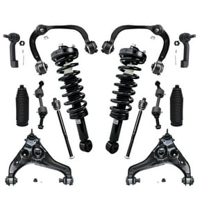 Detroit Axle - Front 14pc Suspension Kit for RWD 2009-2013 Ford F-150, 2 Struts & Coil Springs 4 Upper & Lower Control Arms w/Ball Joints 4 Tie Rods 2 Sway Bars 2 Boots 2010 2011 2012 Replacement