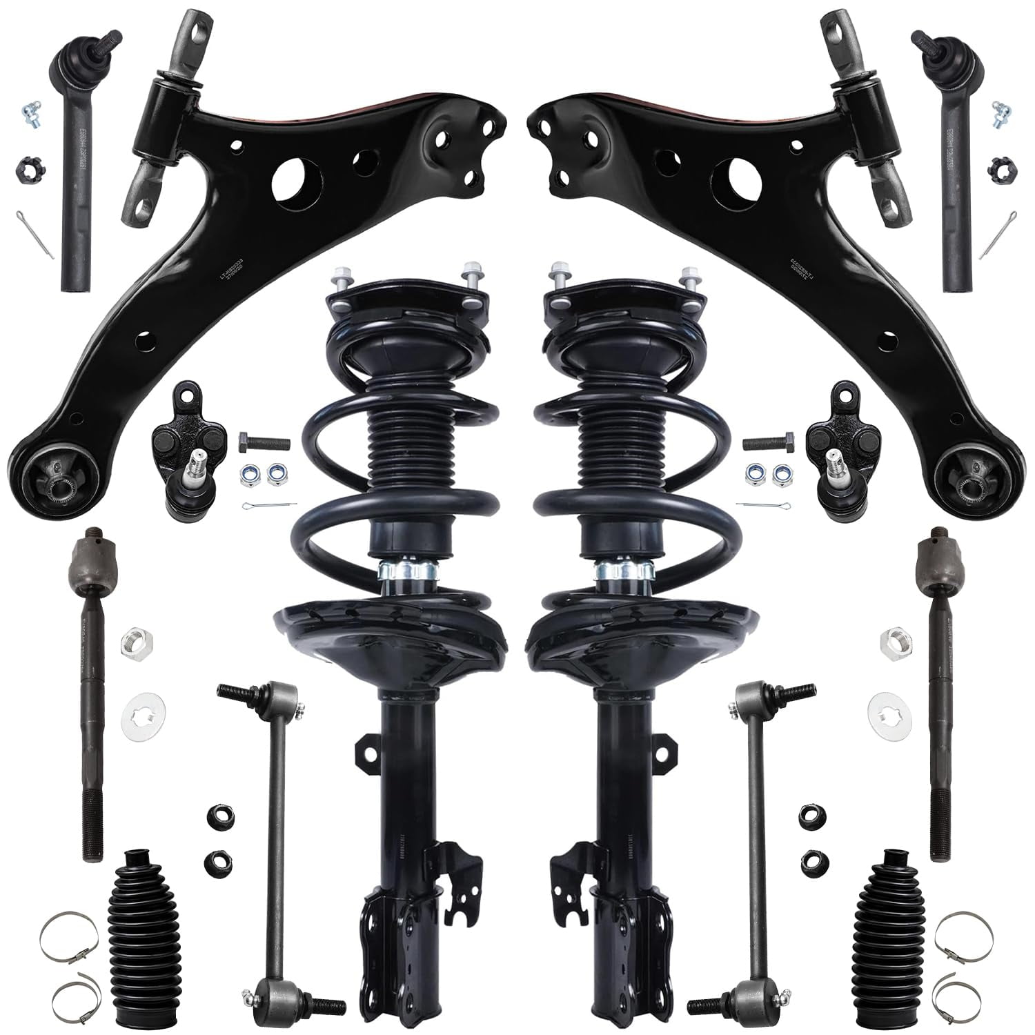 Detroit Axle Front 14pc Suspension Kit for Toyota Highlander Lexus