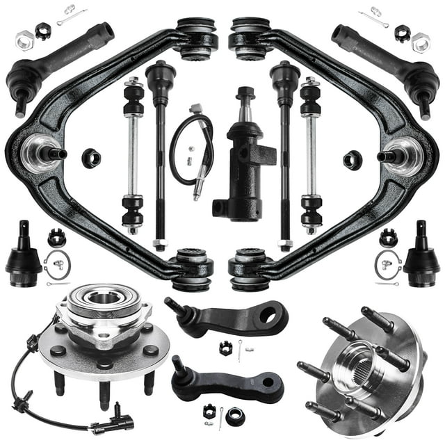 Detroit Axle Front 15pc Suspension Kit for Chevy GMC Silverado Sierra Yukon XL Avalanche
