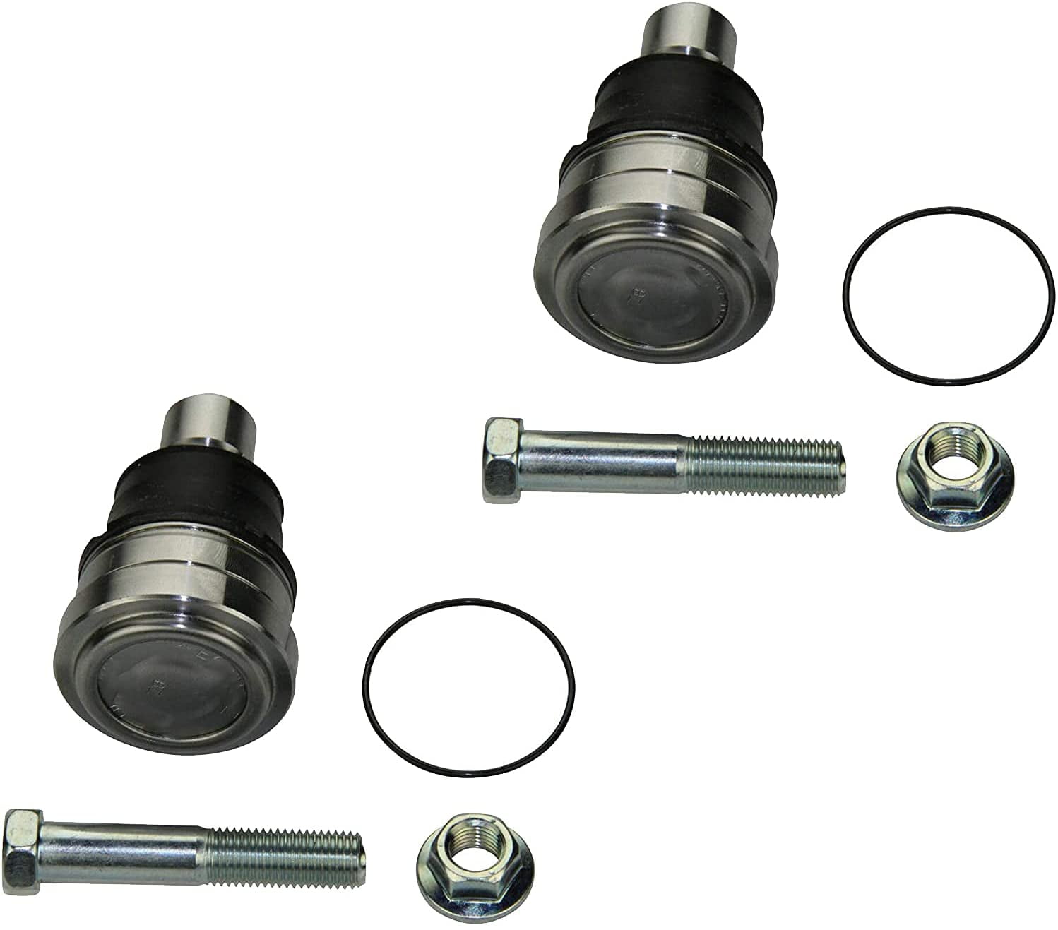Detroit Axle - Front 2pc Ball Joints for 11-18 Ford Fiesta, 11-14 Mazda 2, Lower Ball Joints Assembly 2011 2012 2013 2014 2015 2016 2017 2018 Replacement
