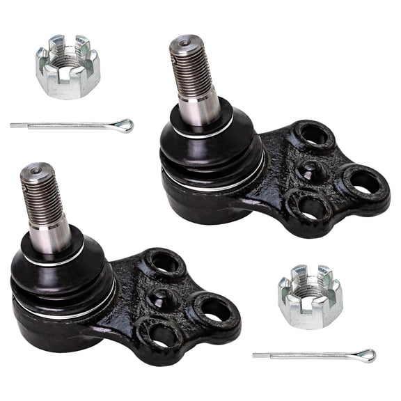 Detroit Axle - Front 2pc Ball Joints for 1996-2004 Nissan Pathfinder, 97-03 Infiniti QX4, 2 Lower Ball Joints Set 1996 1997 1998 1999 2000 2001 2002 2003 2004 Replacement