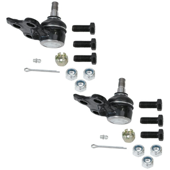 Detroit Axle - Front 2pc Ball Joints for Buick Skyhawk Skylark Somerset Cadillac Cimarron Chevrolet Beretta Cavalier Corsica Olds Achieva Calais Pontiac J2000 Sunbird, 2 Lower Ball Joints Replacement
