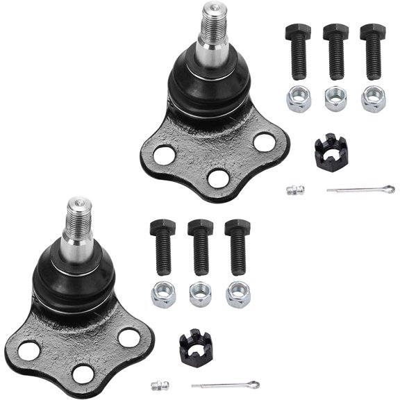 Detroit Axle - Front 2pc Ball Joints for RWD 2000-2002 Dodge Ram 2500 3500, 2 Upper Ball Joints 2000 2001 2002 Replacement