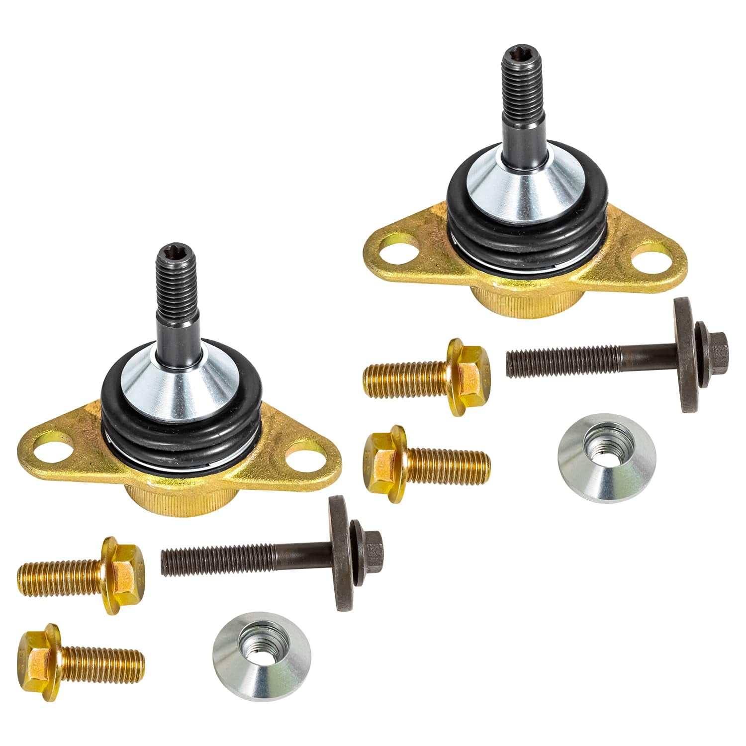 Detroit Axle - Front 2pc Ball Joints for Volvo S60 S80 V70 XC70, 2 Lower Ball Joints Assembly Pair Replacement