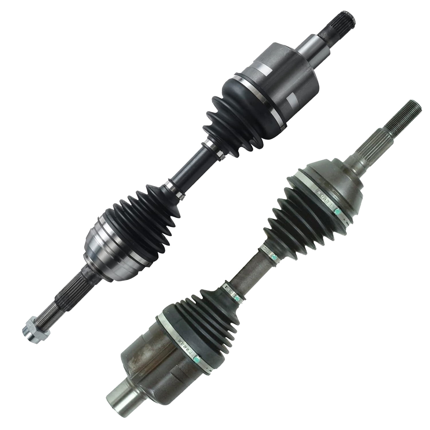 Detroit Axle - Front 2pc CV Axles for Chevy S-10 Blazer GMC Jimmy Sonoma Isuzu Hombre Olds Bravada, 2 CV Axle Shafts Assembly Replacement