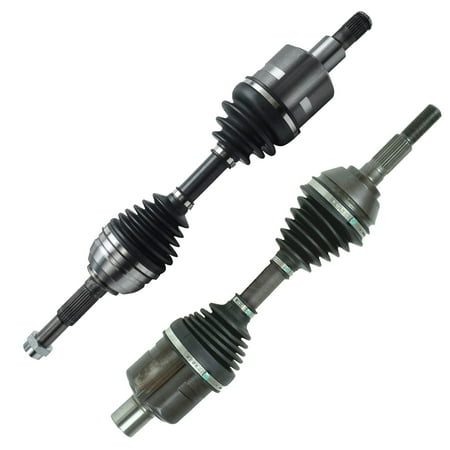 Detroit Axle - Front 2pc CV Axles for Chevy S-10 Blazer GMC Jimmy Sonoma Isuzu Hombre Olds Bravada, 2 CV Axle Shafts Assembly Replacement