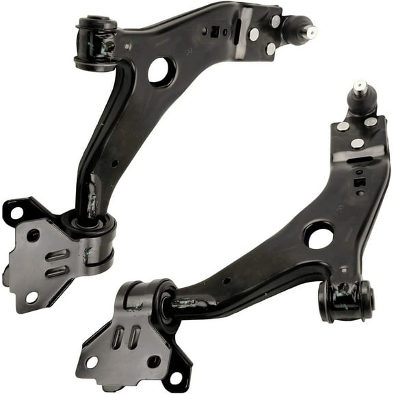 Detroit Axle - Front 2pc Control Arms for 12-18 Ford Focus, 14-20 Transit Connect, 2 Lower Control Arms w/Ball Joints Set 2012 2013 2014 2015 2016 2017 2018 2019 2020 Replacement