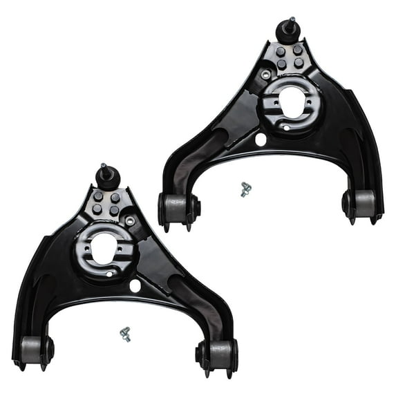 Detroit Axle - Front 2pc Control Arms for RWD 2006-2012 Dodge Ram 1500, 2 Lower Control Arms w/Ball Joints Assembly 2007 2008 2009 2010 2011 Replacement