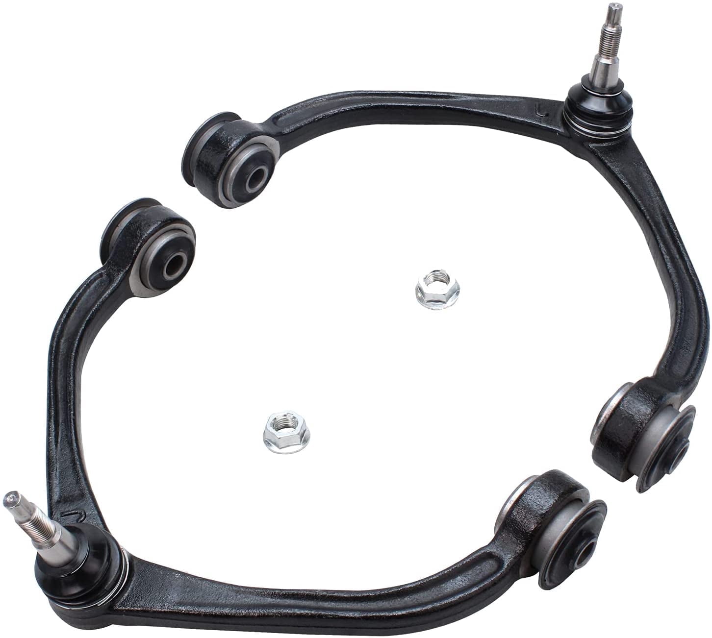Detroit Axle - Front 2pc Control Arms for 05-10 Dodge Dakota, 06-09 Mitsubishi Raider, 11 Ram Dakota, 2 Upper Control Arms w/Ball Joints Assembly Set