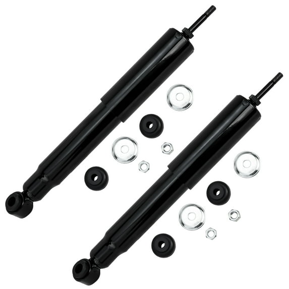 Detroit Axle - Front 2pc Shock Absorbers for 2WD Ford E-150 E-250 Econoline Van Excursion F-250 F-350 Super Duty, 2 Shock Absorbers Replacement