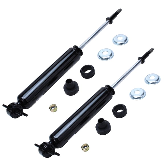 Detroit Axle - 2pc RWD Front Shock Absorbers for Dodge Ram 1500 2500 3500, 2 Complete Shock Absorbers Assembly Replacement