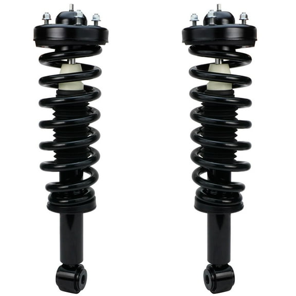 Detroit Axle - Front 2pc Struts for 07-13 Ford Expedition Lincoln Navigator, 2 Struts w/Coil Springs Assembly 2007 2008 2009 2010 2011 2012 2013 Replacement