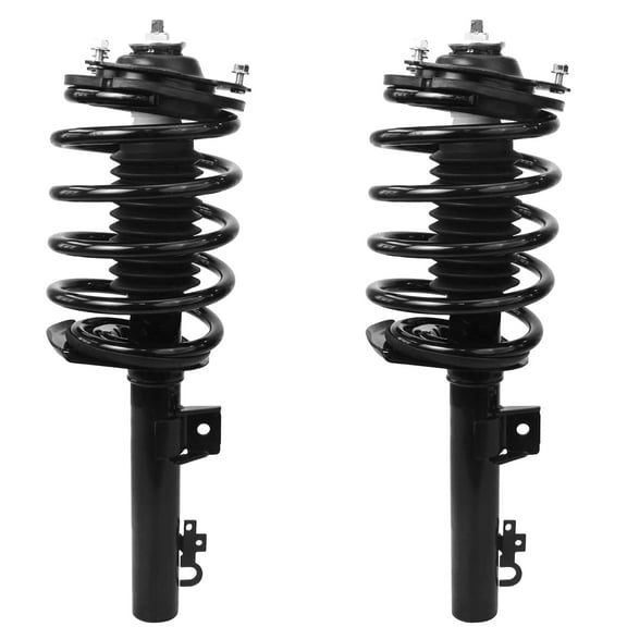 Detroit Axle - Front 2pc Struts for 96-07 Ford Taurus, 96-05 Mercury Sable, 2 Struts w/ Coil Spring Assembly 1996 1997 1998 1999 2000 2001 2002 2003 2004 2005 Replacement