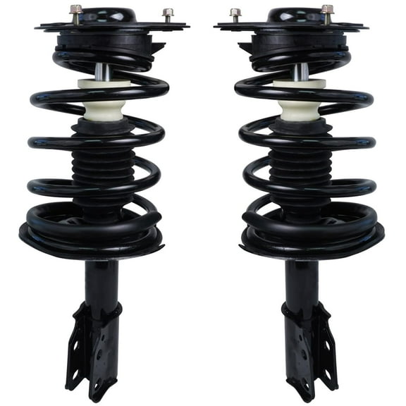 Detroit Axle - Front 2pc Struts for Buick Lesabre Park Avenue Cadillac Commercial Chassis Deville Fleetwood Olds Delta 88 98 Regency Pontiac Bonneville, 2 Struts & Coil Spring Replacement