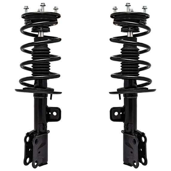 Detroit Axle - Front 2pc Struts for 2013-2019 Ford Taurus, 2 Struts w/ Coil Springs Assembly 2014 2015 2016 2017 2018 Replacement