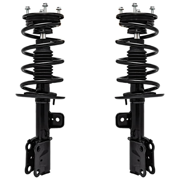 Detroit Axle - Front 2pc Struts for 2013-2019 Ford Taurus, 2 Struts w/ Coil Springs Assembly 2014 2015 2016 2017 2018 Replacement