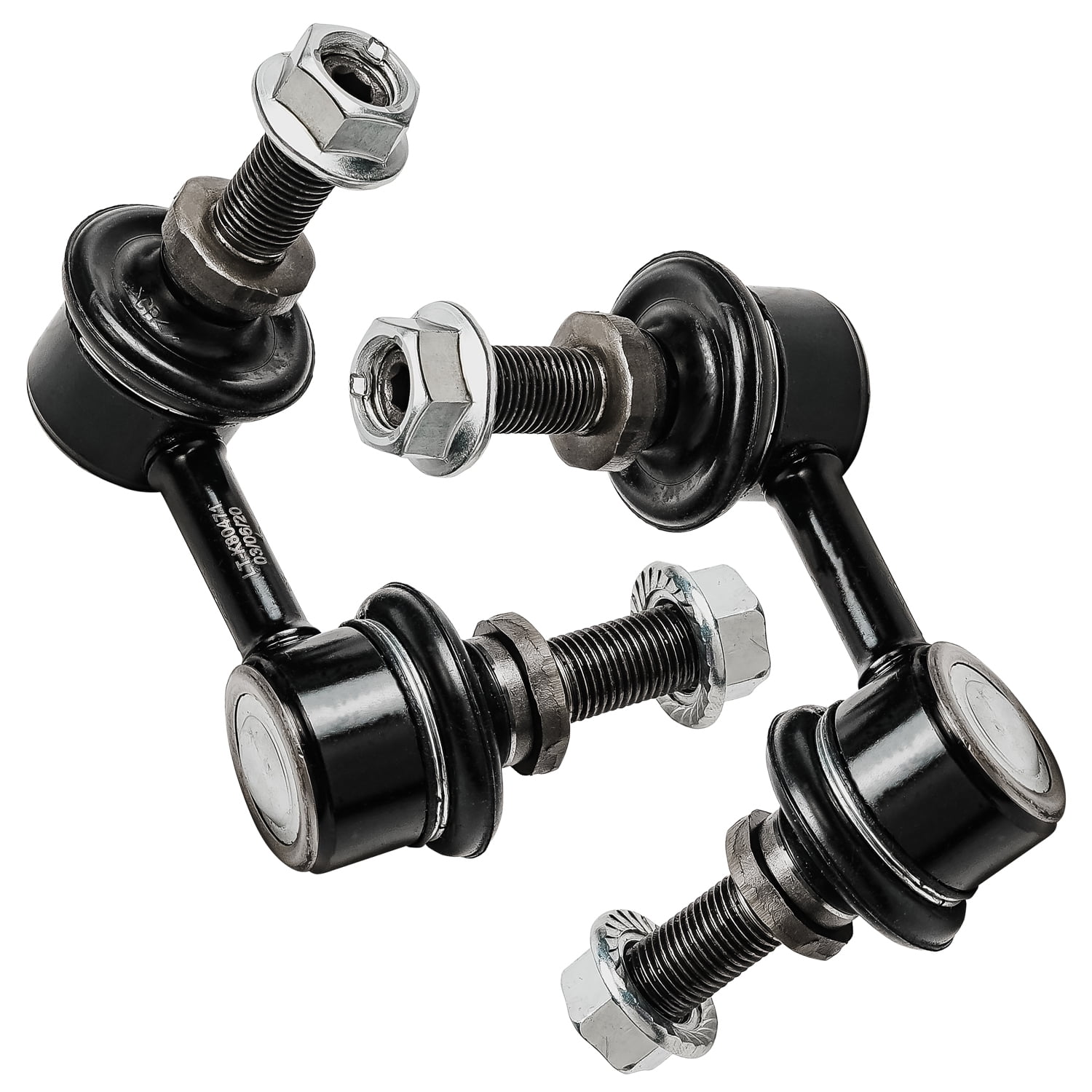 Detroit Axle - Front 2pc Sway Bars for 2005-2012 Nissan Pathfinder Suzuki Equator 05-19 Frontier Xterra, 2 Stabilizer Sway Bar Links Replacement 2005 2006 2007 2008 2009 2010 2011 2012