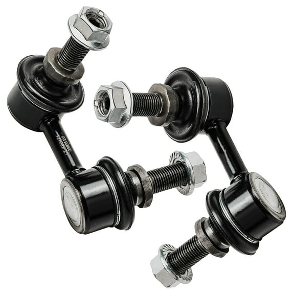 Detroit Axle - Front 2pc Sway Bars for 2005-2012 Nissan Pathfinder Suzuki Equator 05-19 Frontier Xterra, 2 Stabilizer Sway Bar Links Replacement 2005 2006 2007 2008 2009 2010 2011 2012