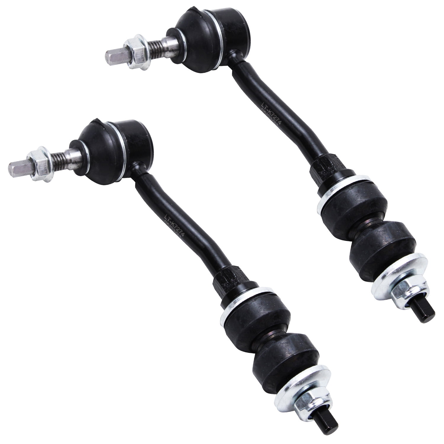 Detroit Axle - Front 2pc Sway Bars for 2WD 97-04 Dodge Dakota, 99-03 Durango, 2 Stabilizer Sway Bar Links 1997 1998 1999 2000 2001 2002 2003 2004 Replacement