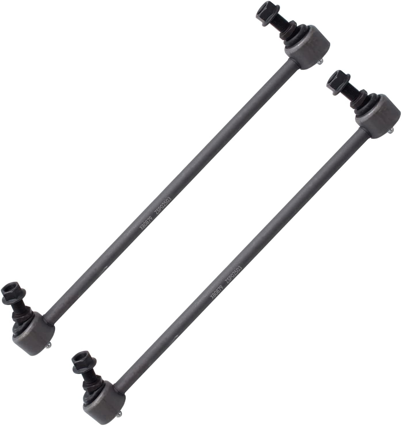 Detroit Axle - Front 2pc Sway Bars for 12-19 Prius C, 06-18 Toyota Yaris 08-14 Scion xD, 2 Sway Bar End Links 2012 2013 2014 2015 2016 2017 2018