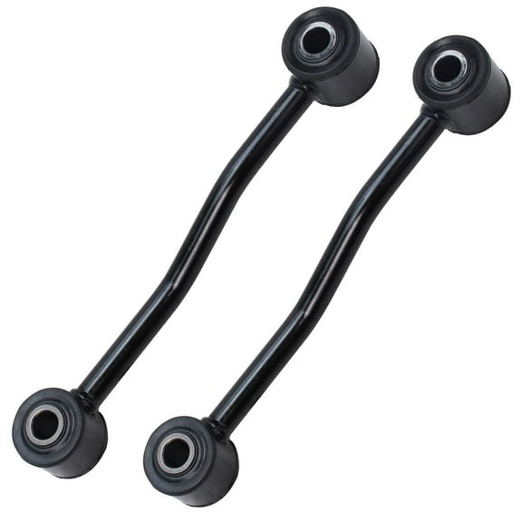 Detroit Axle - Front 2pc Sway Bars for 99-04 Jeep Grand Cherokee, 2 Stabilizer Sway Bar Links 1999 2000 2001 2002 2003 2004 Replacement