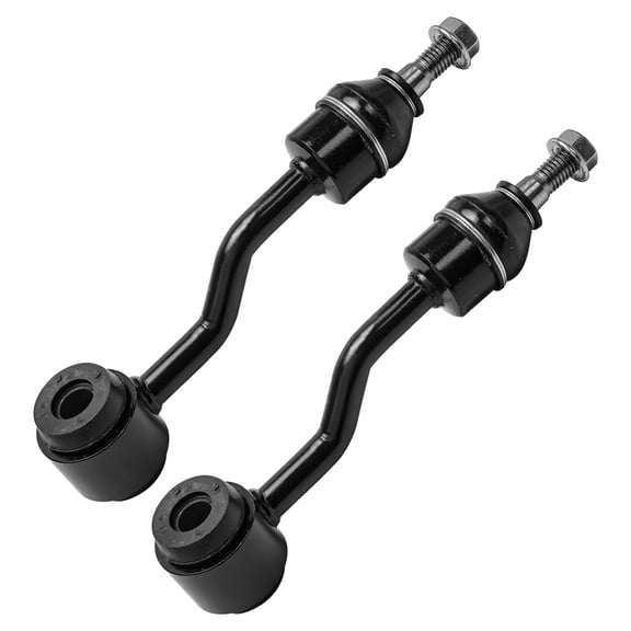 Detroit Axle - Front 2pc Sway Bars for Jeep Grand Cherokee 1996 1997 1998, 2 Sway Bar End Links Replacement