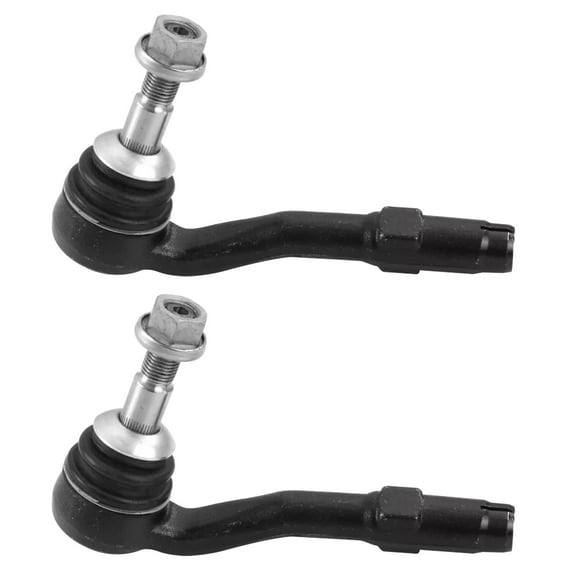 Detroit Axle - Front 2pc Tie Rods for BMW 525i 528i 530i 535i 545i 550i 645Ci 650i 745i 745Li 750i 750Li 760i 760Li Alpina B7 M5 M6, 2 Outer Tie Rod Links Replacement