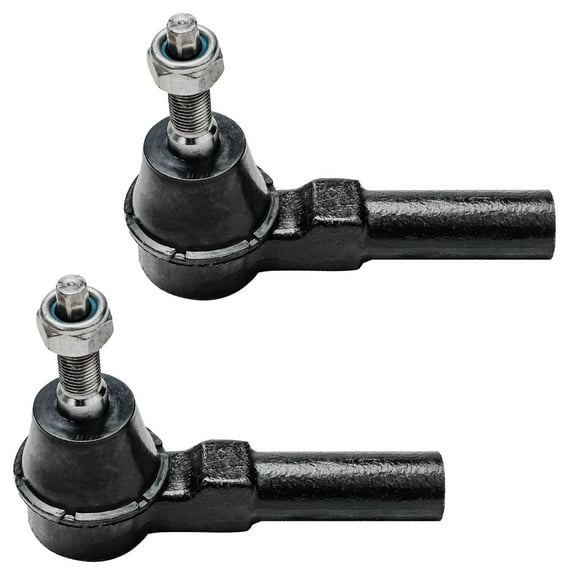 Detroit Axle - Front 2pc Tie Rods for 2005-2014 Ford Mustang, 2 Outer Tie Rods 2005 2006 2007 2008 2009 2010 2011 2012 2013 2014 Replacement