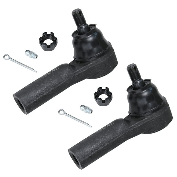 Detroit Axle - Front 2pc Tie Rods for Ford Escape Mazda Tribute Mercury Mariner, Outer Tie Rod Ends Replacement