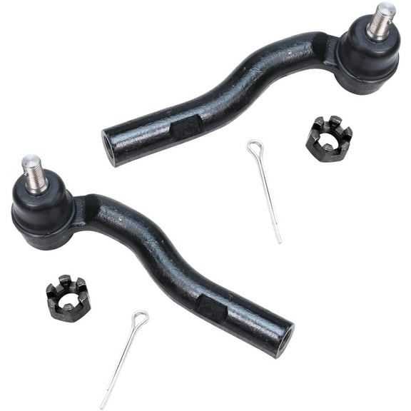Detroit Axle - Front 2pc Tie Rods for Lexus GS300 GS400 GS430 LS400 SC430, 2 Outer Tie Rod Ends pair Replacement