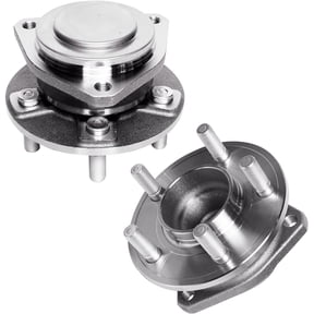 Detroit Axle - 2pc RWD Front Wheel Hub Bearings Assembly for 2012 2013 2014 2015 2016 2017 2018 2019 2020 2021 2022 2023 Chrysler 300 Dodge Challenger Charger Replacement