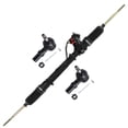 thumbnail image 1 of Detroit Axle - Front 3pc Rack and Pinion Kit for 1991-2003 Ford Escort, 1991-1999 Mercury Tracer, 1 Hydraulic Power Steering Rack & Pinion 2 Tie Rods Replacement, 1 of 7