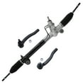 thumbnail image 1 of Detroit Axle - Front 3pc Rack & Pinion Kit for 2004-2010 Toyota Sienna, Power Steering Rack and Pinion Outer Tie Rods 2005 2006 2007 2008 2009 Replacement, 1 of 7