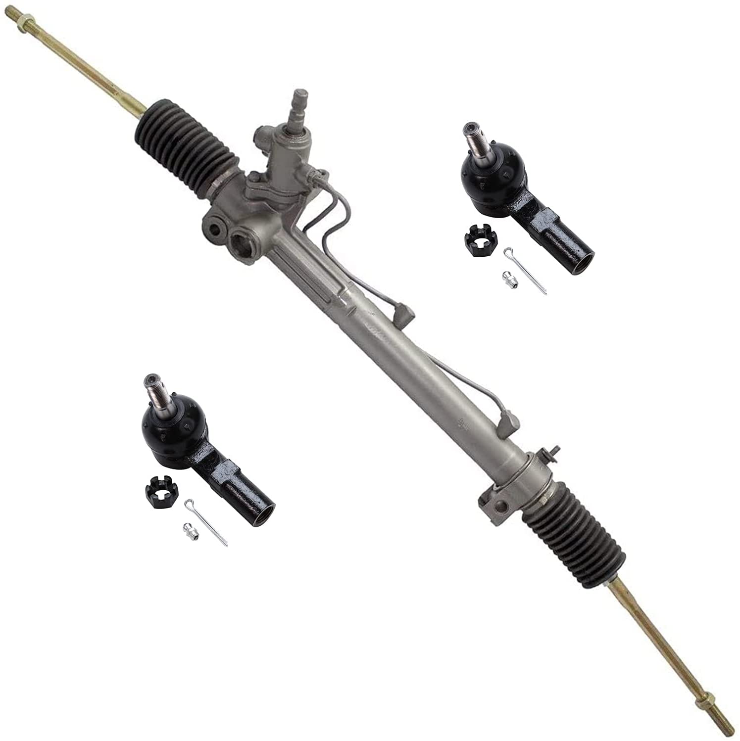 Detroit Axle Front 3pc Rack and Pinion Kit for 9903 Lexus RX300, 1