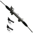 thumbnail image 1 of Detroit Axle - Front 3pc Rack and Pinion Kit for RWD 2003-2006 Dodge Ram 2500 3500, 1 Complete Power Steering Rack and Pinion 2 Outer Tie Rod Ends 2003 2004 2005 2006 Replacement, 1 of 6