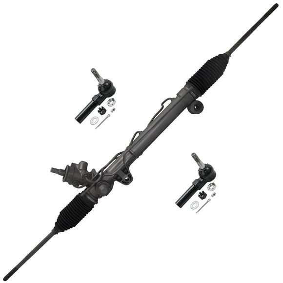 Detroit Axle - Front 3pc Suspension Kit for Buick Century Lacrosse Regal Chevy Impala Monte Carlo Pontiac Grand Prix, 1 Power Steering Rack & Pinion Assembly 2 Outer Tie Rod Ends Replacement