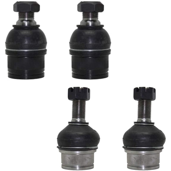 Detroit Axle - Front 4pc Ball Joints for Dodge Ram 2500 3500 Ford Excursion F-250 F-350 F-450 F-550 Super Duty, 4 Upper & Lower Ball Joints Replacement