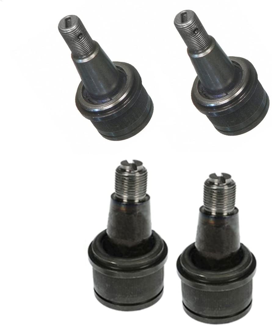 Detroit Axle - Front 4pc Ball Joints for Ford E-150 E-250 E-350 Econoline Club Wagon Super Duty, 4 Upper and Lower Ball Joints Replacement