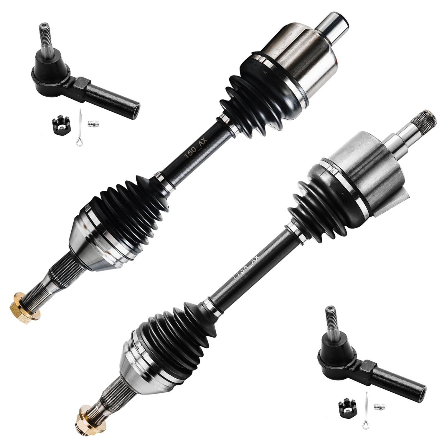 Detroit Axle Front 4pc CV Axles Kit for Chevy Impala Monte Carlo